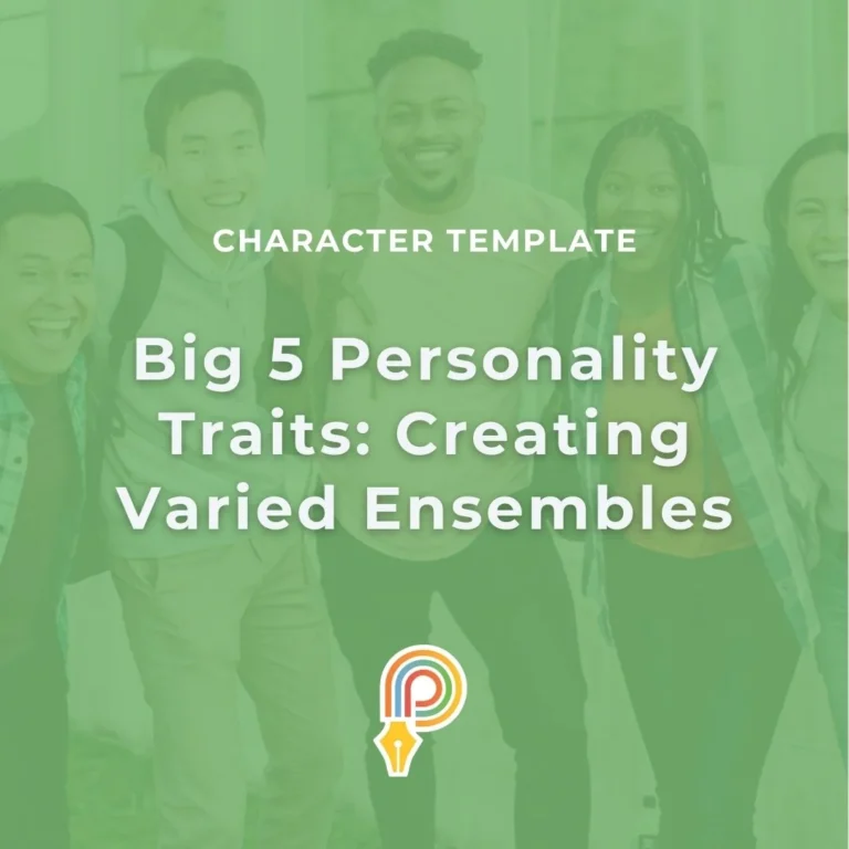 Big five personality traits template