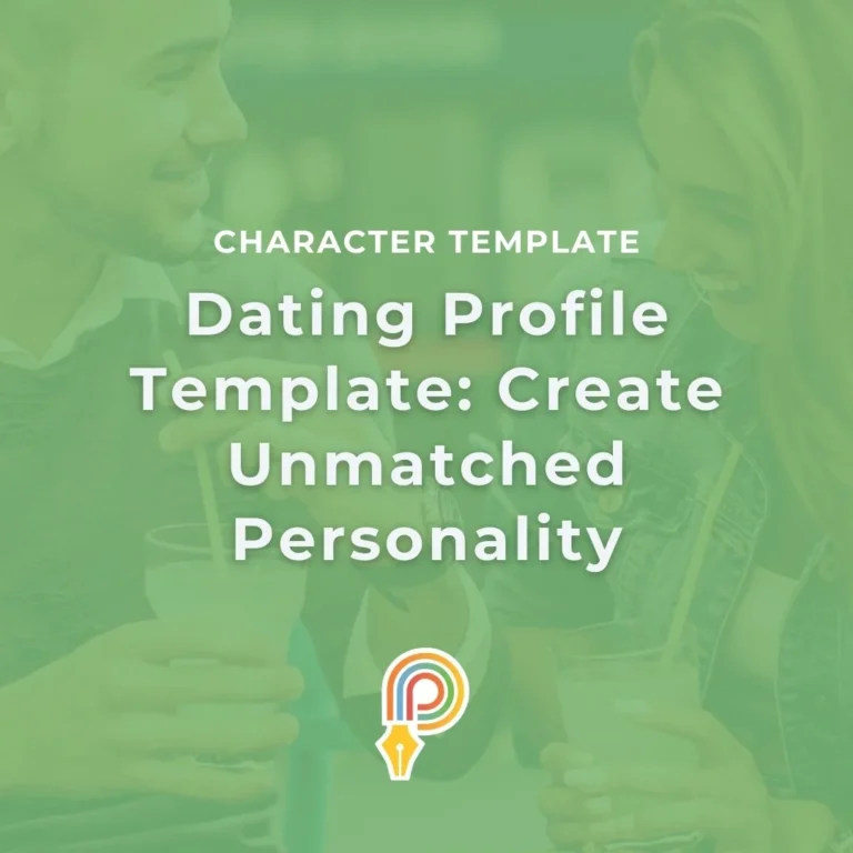 Dating profile character template