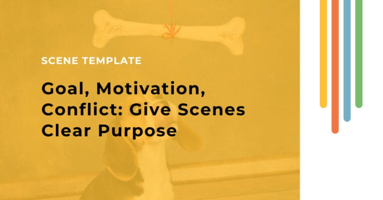 goal motivation conflict scene template