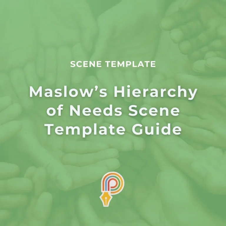 Maslow's hierarchy of needs scene template