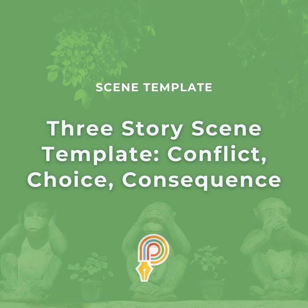 Three story scene template