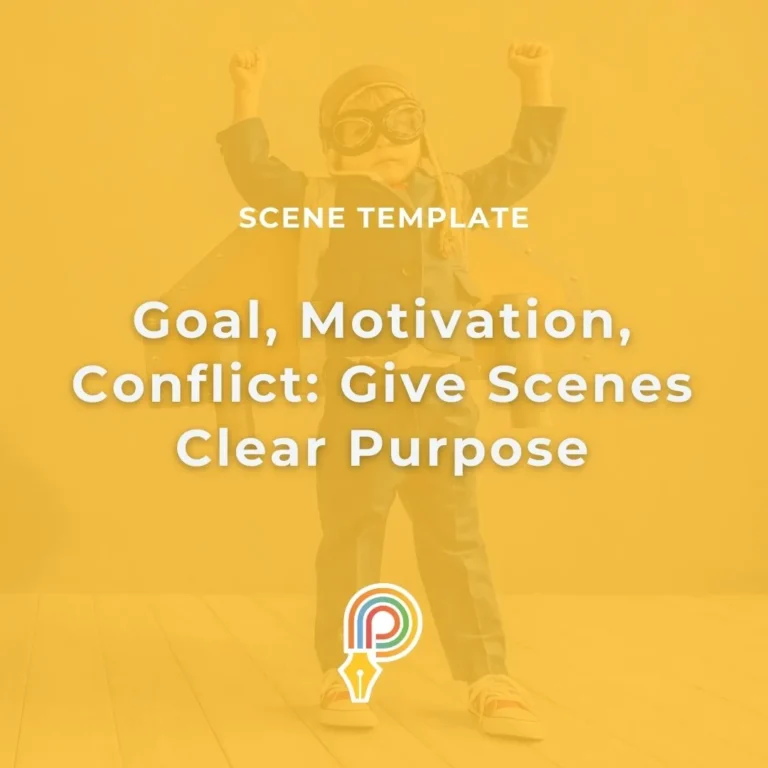 Goal motivation conflict scene template