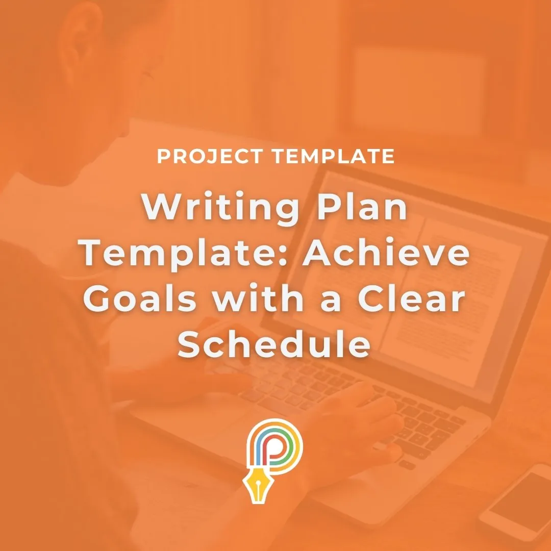 Writing plan project template idea folder